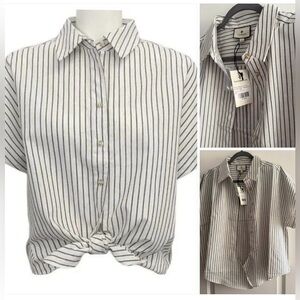 NWT! Tuckernuck linen shirt